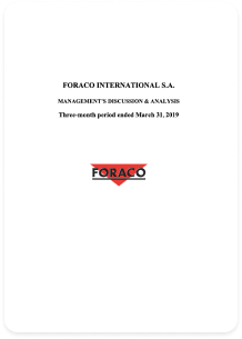 Foraco-MDA-Q1-2019